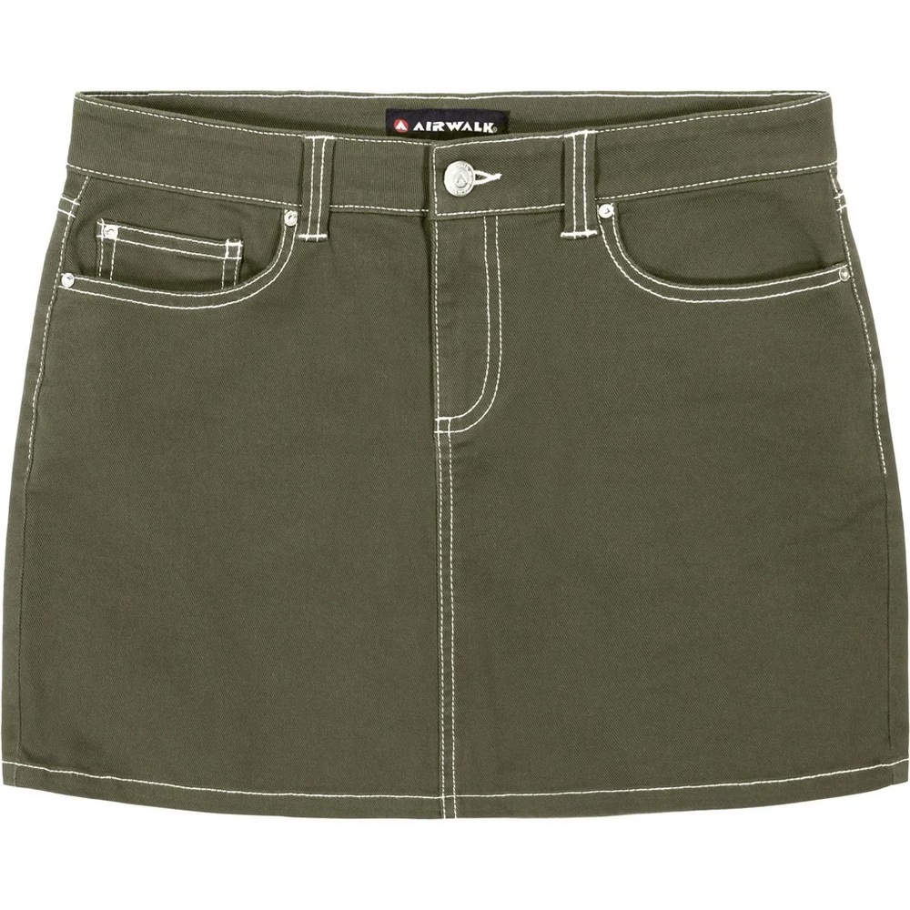 Airwalk Women's Olive Skirt (stretchy)